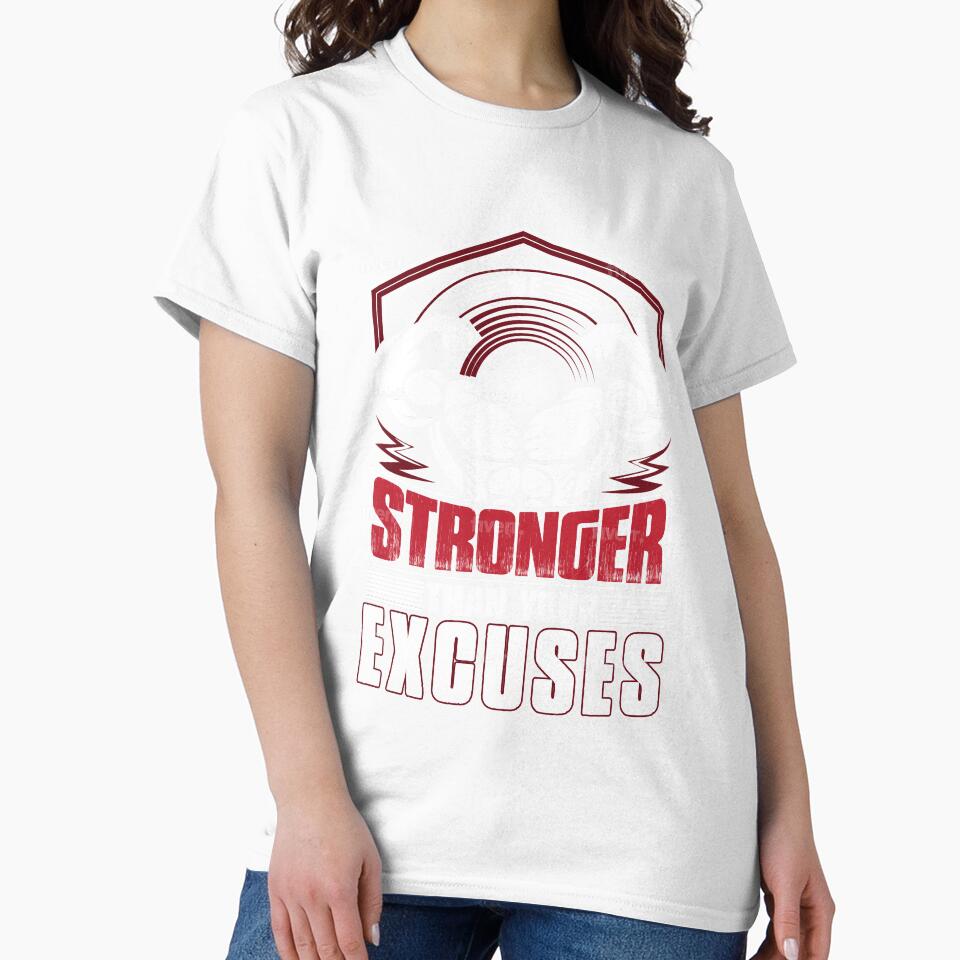 Be stronger than your excuses by Puppy Paws