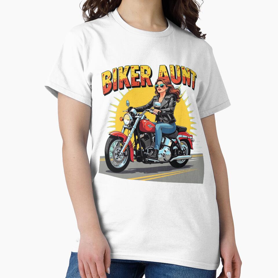 Cool biker aunt – Born to Ride by ClairesGarden
