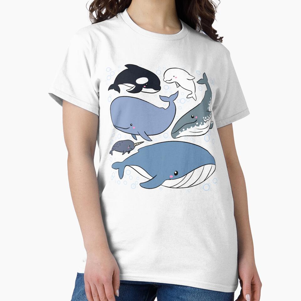 Cute Whales pattern by Yarafantasyart