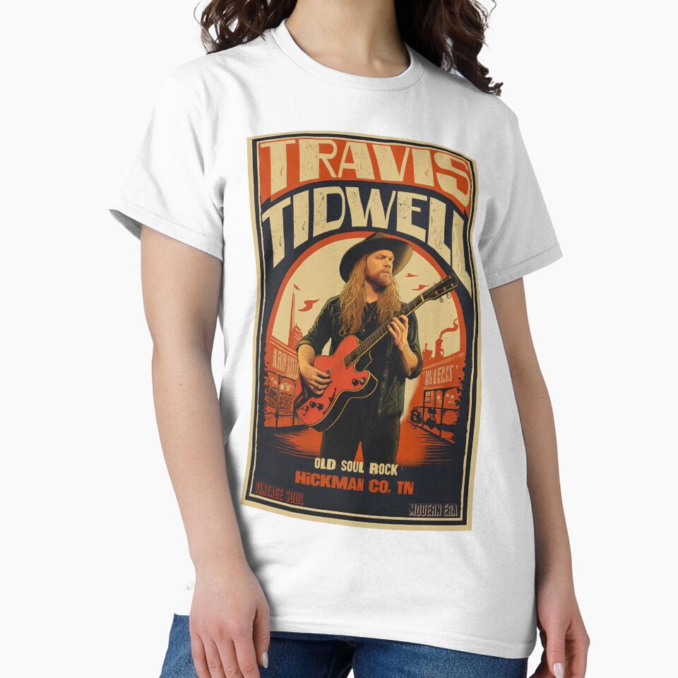 Vintage Concert Poster Style by Travis Tidwell