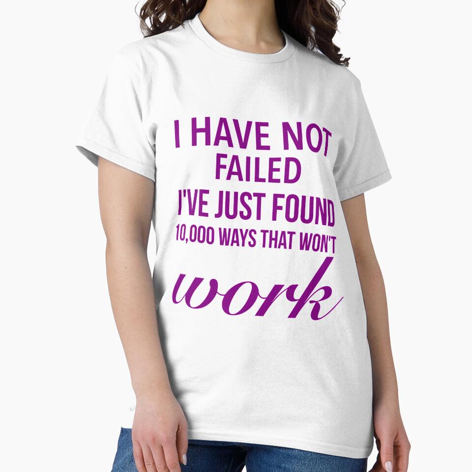 I have not failed, I've just found 10,000 ways that won't work - Motivational Words by Delandor
