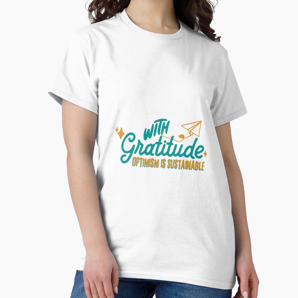 with gratitude optimism is sustainable by jimmyroyaltee