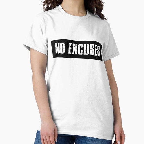 '' No Excuses '' -  Positive Motivational Quotes by MotivationSpark
