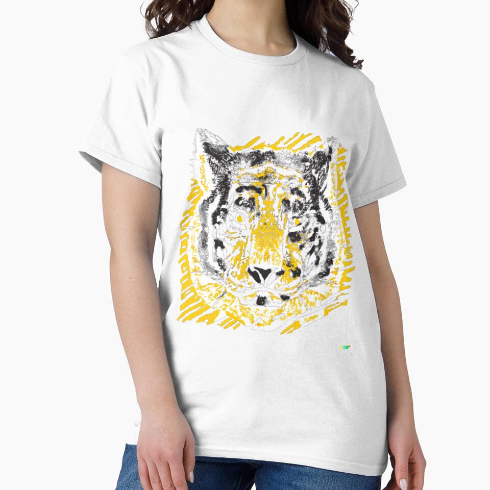 Tiger head print by usa-Tshirt