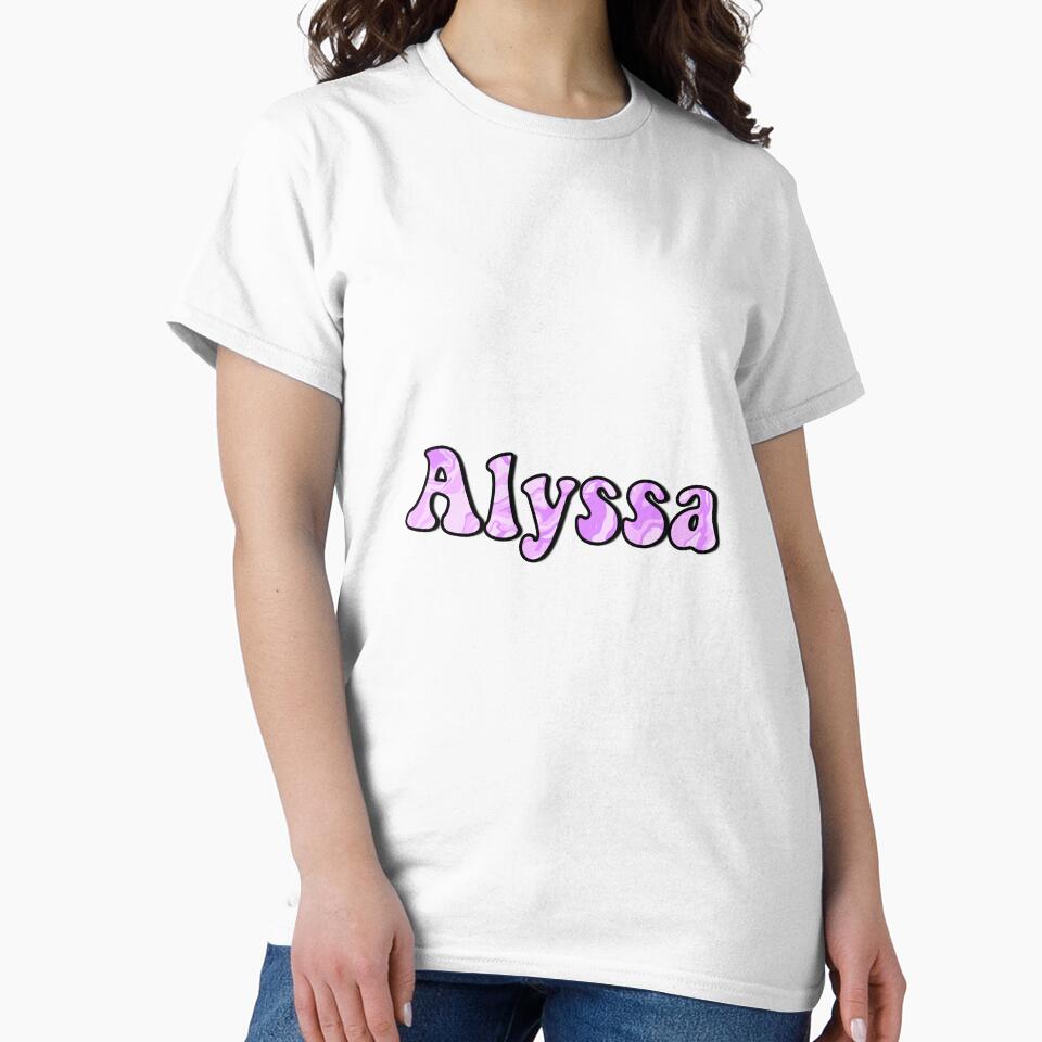 Alyssa custom name sticker by itz-heidi