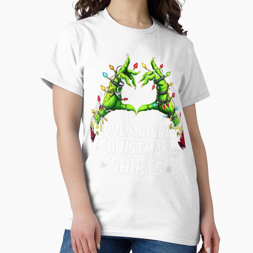 I love matching Christmas shirts merry Christmas 2025 by VividDripCo