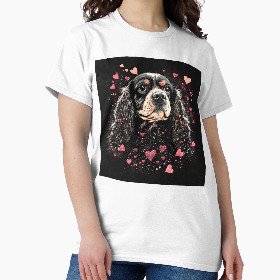 Cute American Cocker Spaniel Dog Valentine by Juliascutecornr
