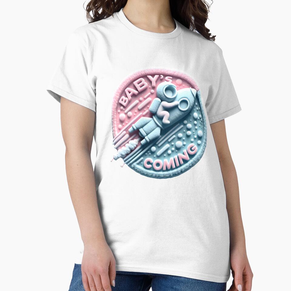Baby's Coming Announcement - Spacecraft Themed Baby Announcement by StyLeHi