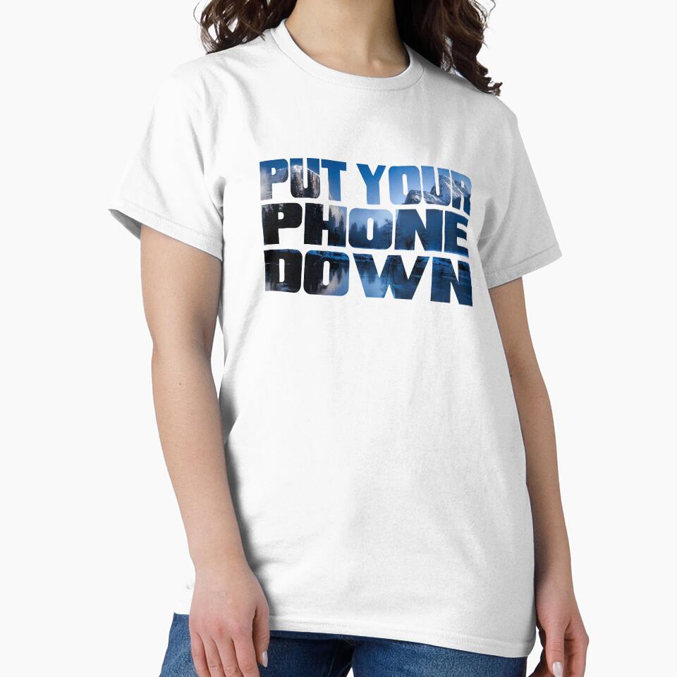 Motivational Design Yosemite Put Your Phone Down by drwigglebutts