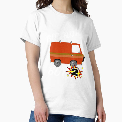 2 Years Old Birthday ShirtVan GifDesign by drwigglebutts