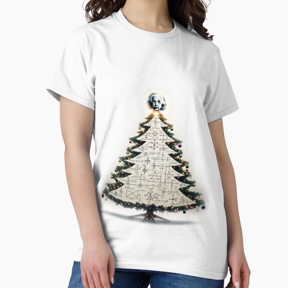 The Relativity of Christmas Cheer - Christmas T-shirt by DumbPet