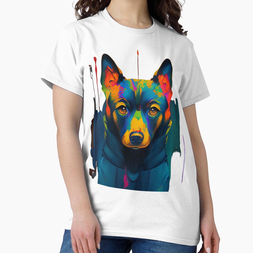 A Colorful Dog by Art Intelligence