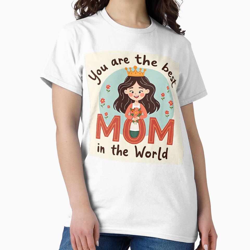 Best Mom in the World by Ajay Creative Studio