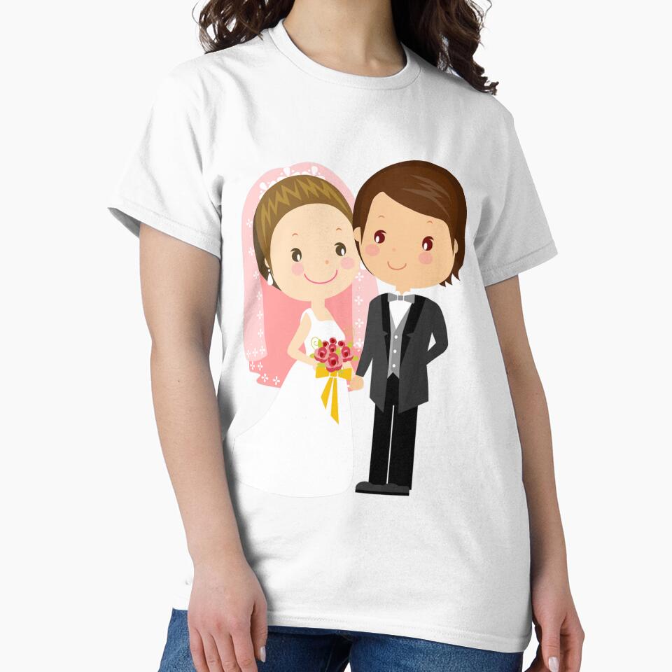 Adorable Just Married Couple in Love by trendarmy