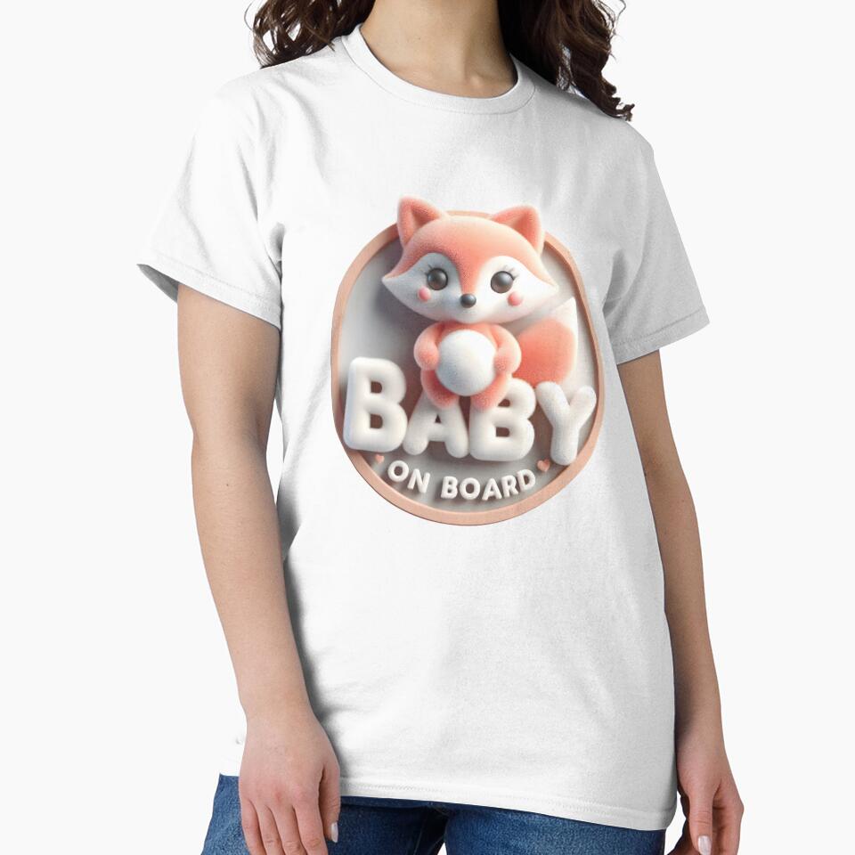 Baby on Board Announcement - Fox-Themed Baby Announcement by StyLeHi
