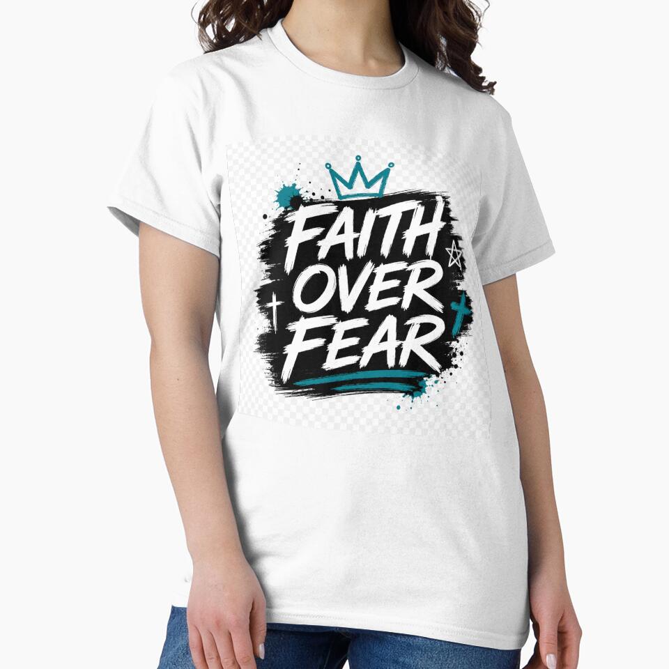 Faith Over Fear by Vibe & Verse Studio
