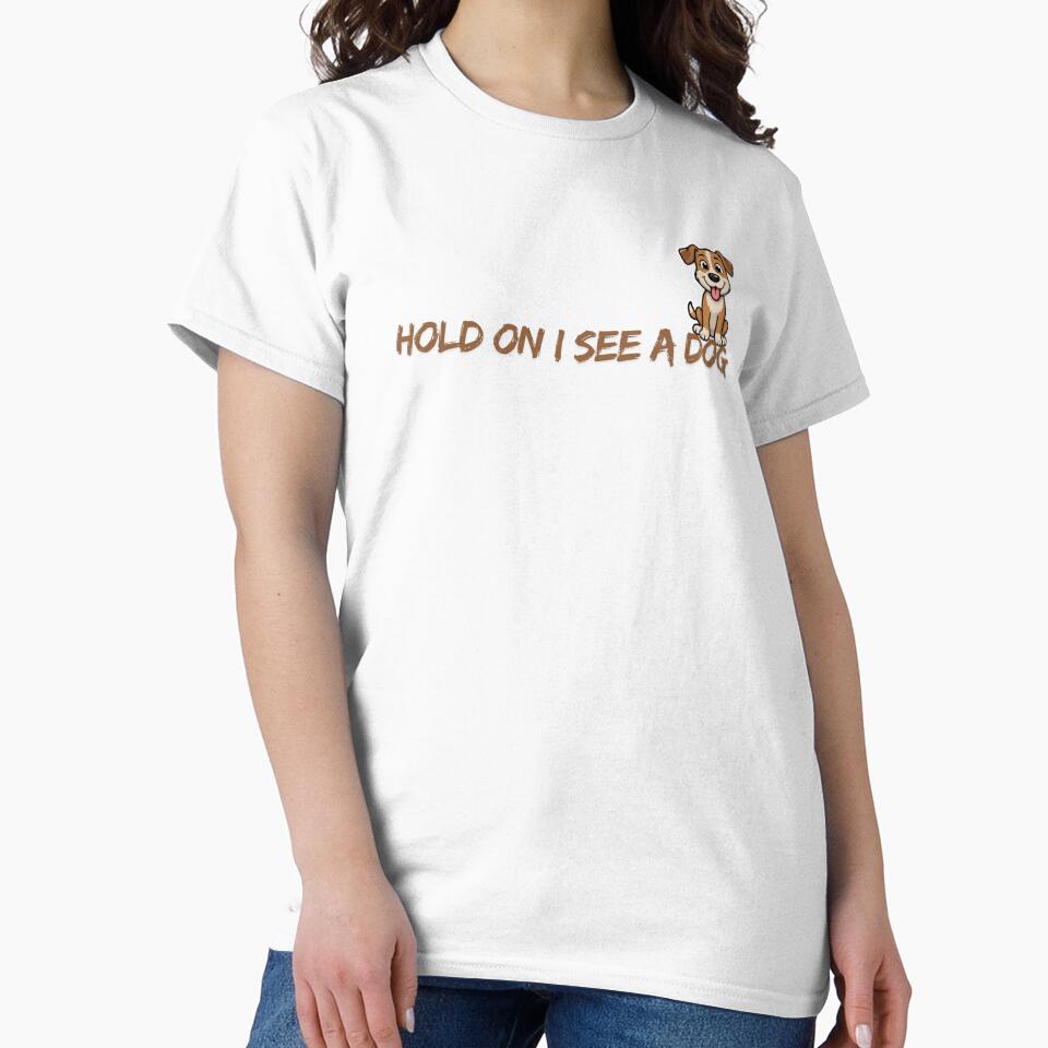 Hold On I See A Dog Sticker , Dog Distraction Sticker by VainPro