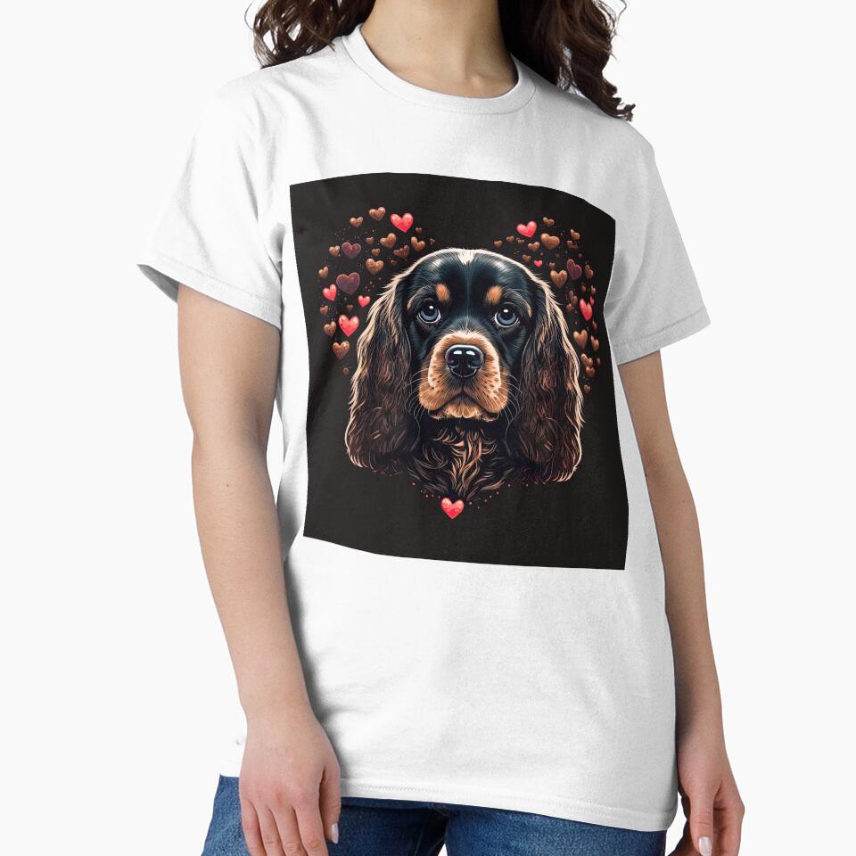Cute Cocker Spaniel Dog Valentine by Juliascutecornr