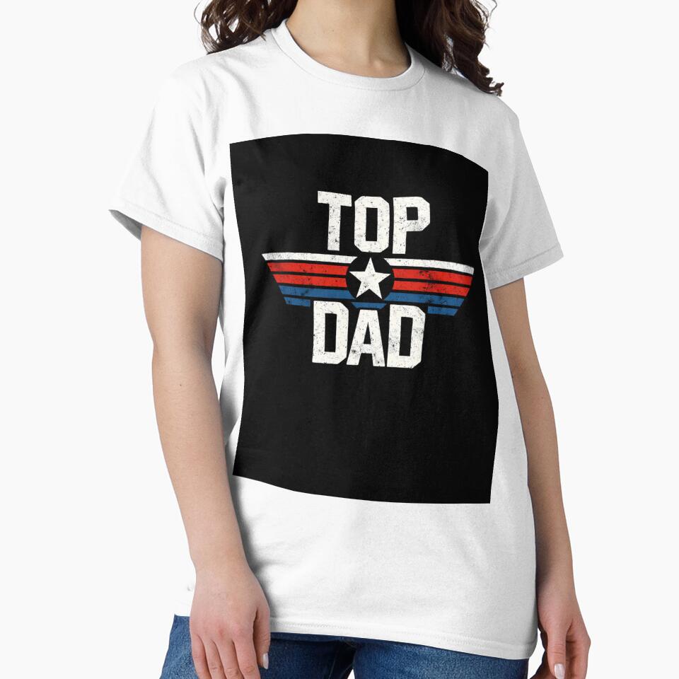 Top Dad – Vintage Father Pride Design by NomadUSArt