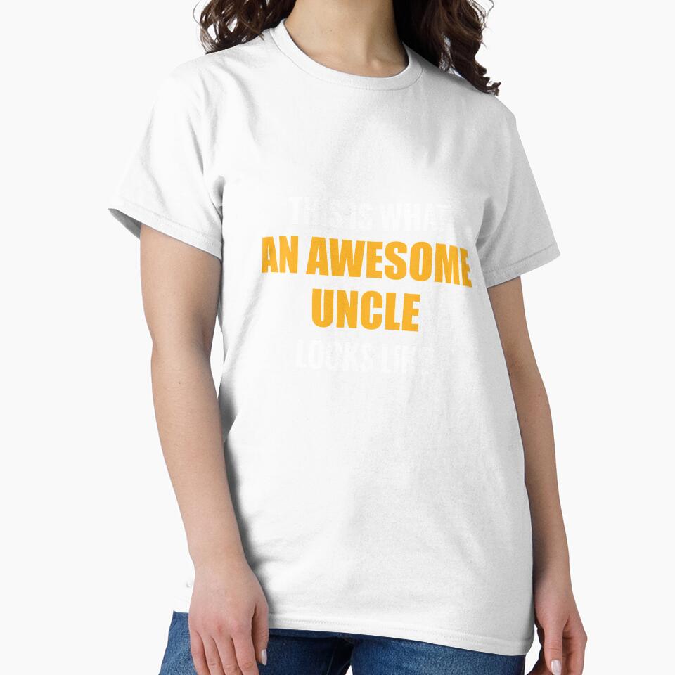 This Is What An Awesome Uncel Looks Like Best Uncle Shirt by drwigglebutts