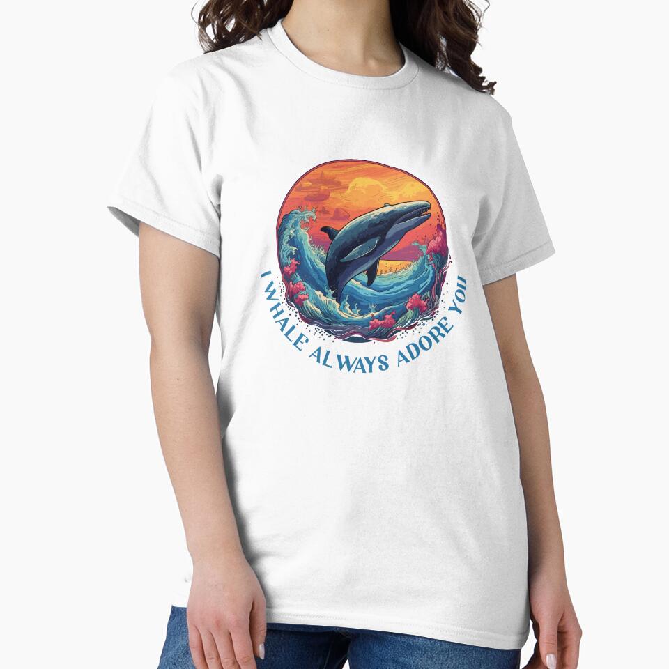 I whale always adore you, whale lover, whale watching by CG Studio