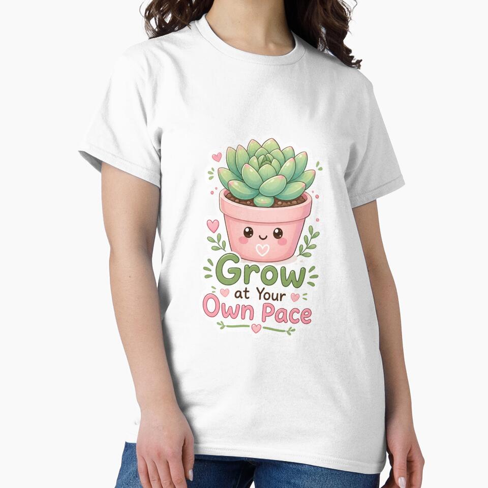Cute Succulent Plant Grow at Your Own Pace by Ruamid