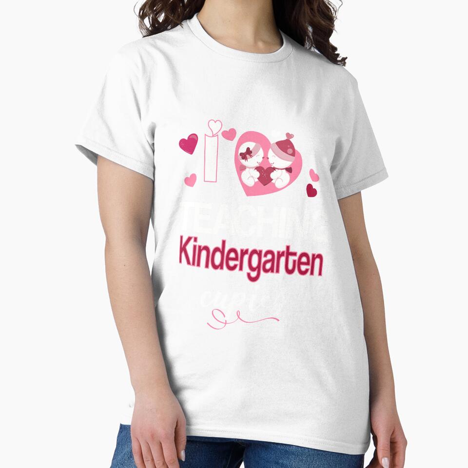 Teacher Valentine I Love Teaching Kindergarten Cupies by Sapphire Star