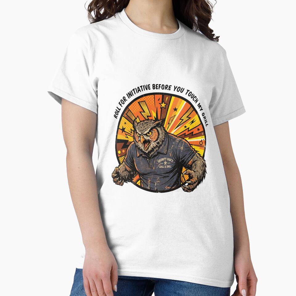 Roll for initiative before you touch my grill by Ink & Void Co.