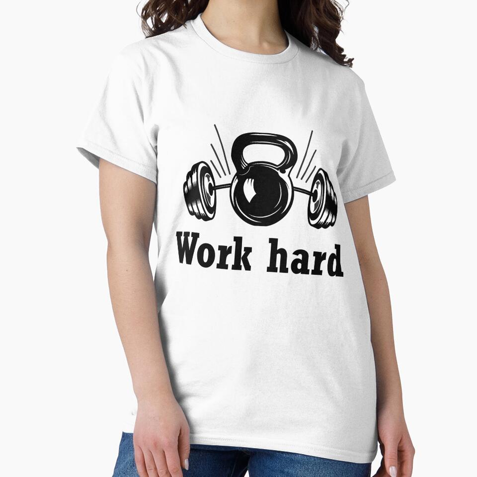 Work hard by motivation and inspiration designs