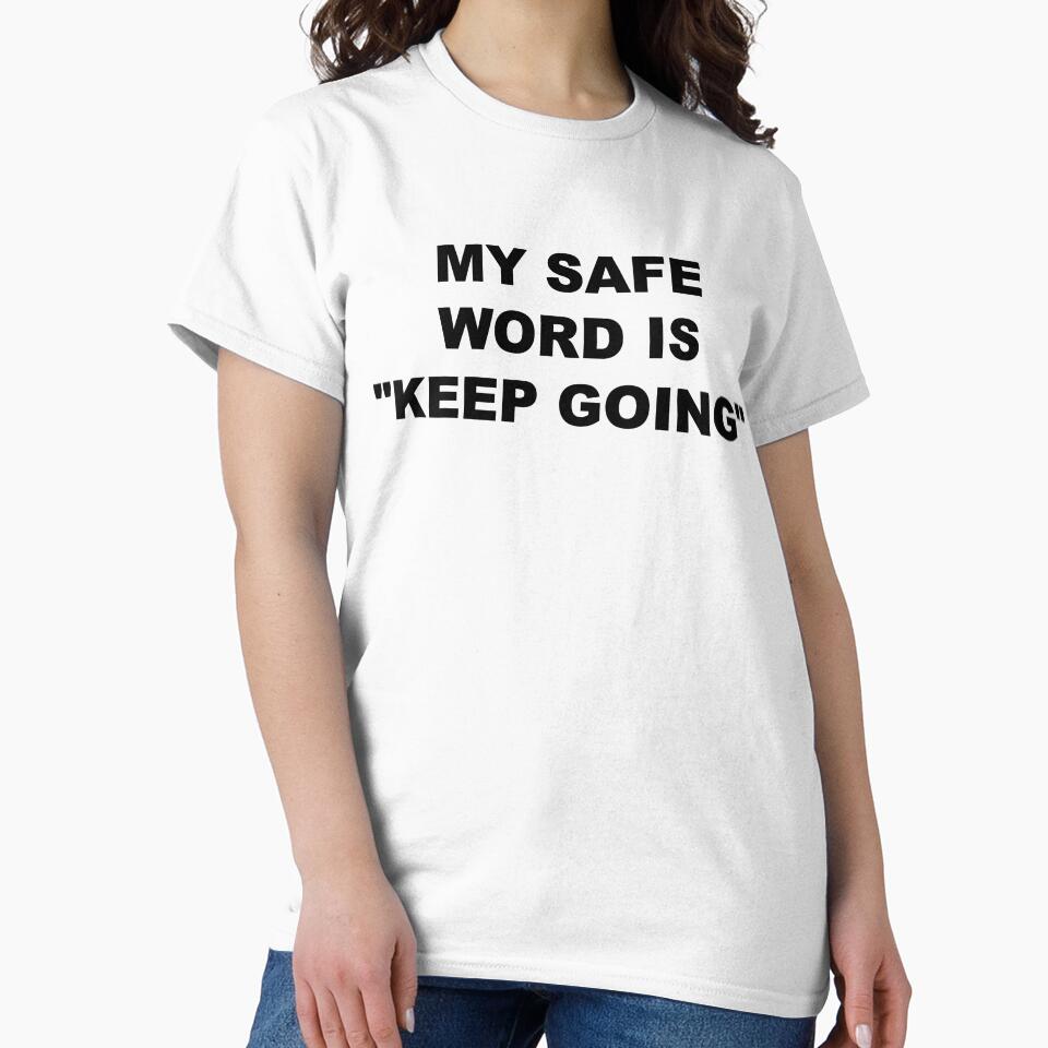 my safe word is "keep going" by chantelle bezant
