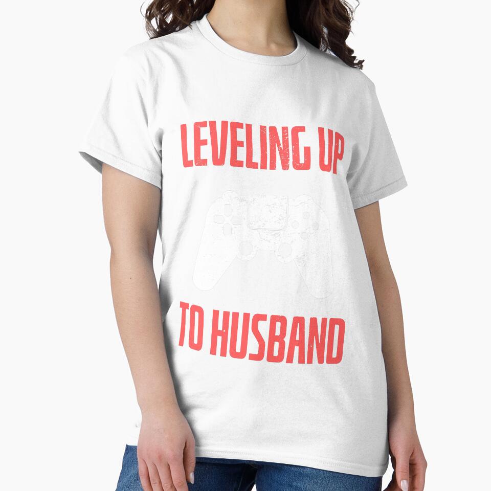 Gamer Engagement Groom Fiance Wedding Leveling Up To Husband by 74ninetees