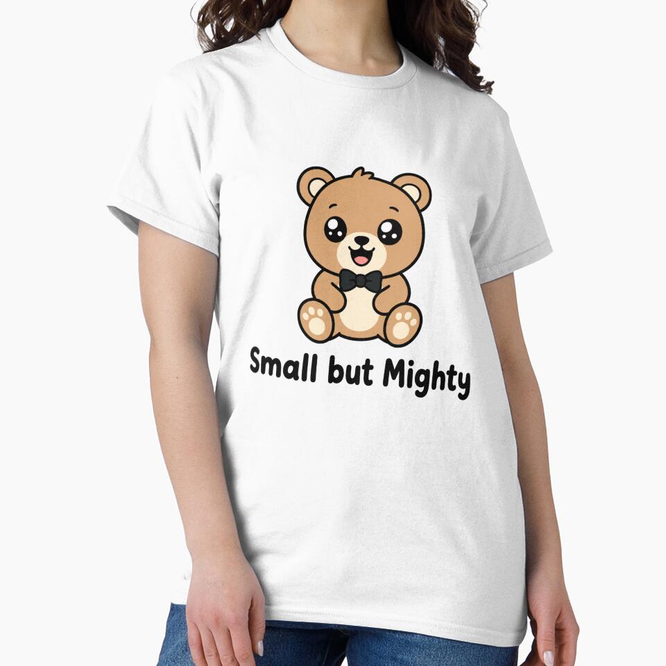 Baby Bear Small But Mighty Cute Kids Gift by Niles Wild