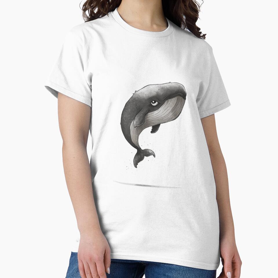 Cute sad whale by WildernessTints