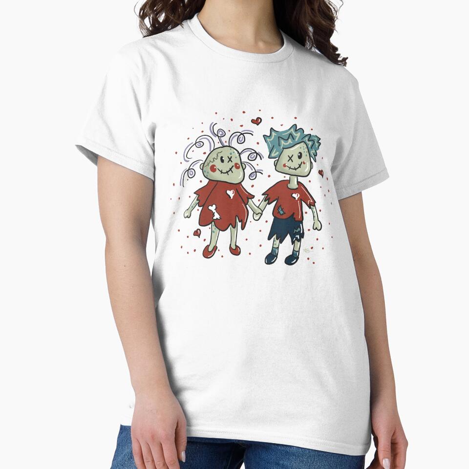 Cute Zombie Couple by Angela Balazs