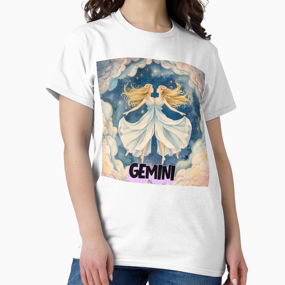 Gemini Zodiac Sign – Astrology Air Sign Design | Gemini Birthday Gift for Astrology Lovers by Cosmic Zodiac Studio