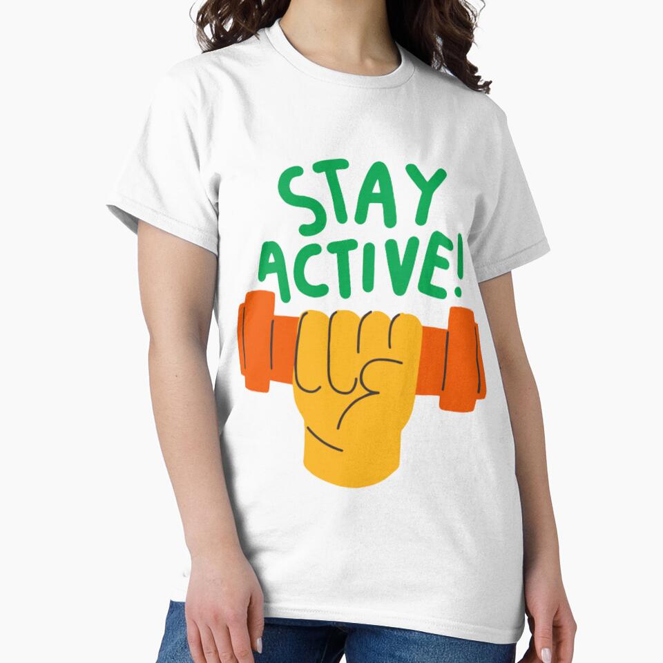 Stay active sticker by Ridarubio
