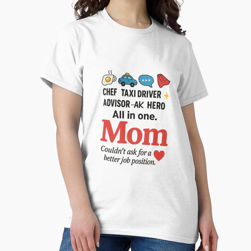 "Mom: The Ultimate Multitasker - Chef, Driver, Advisor, Hero" by Makvasart