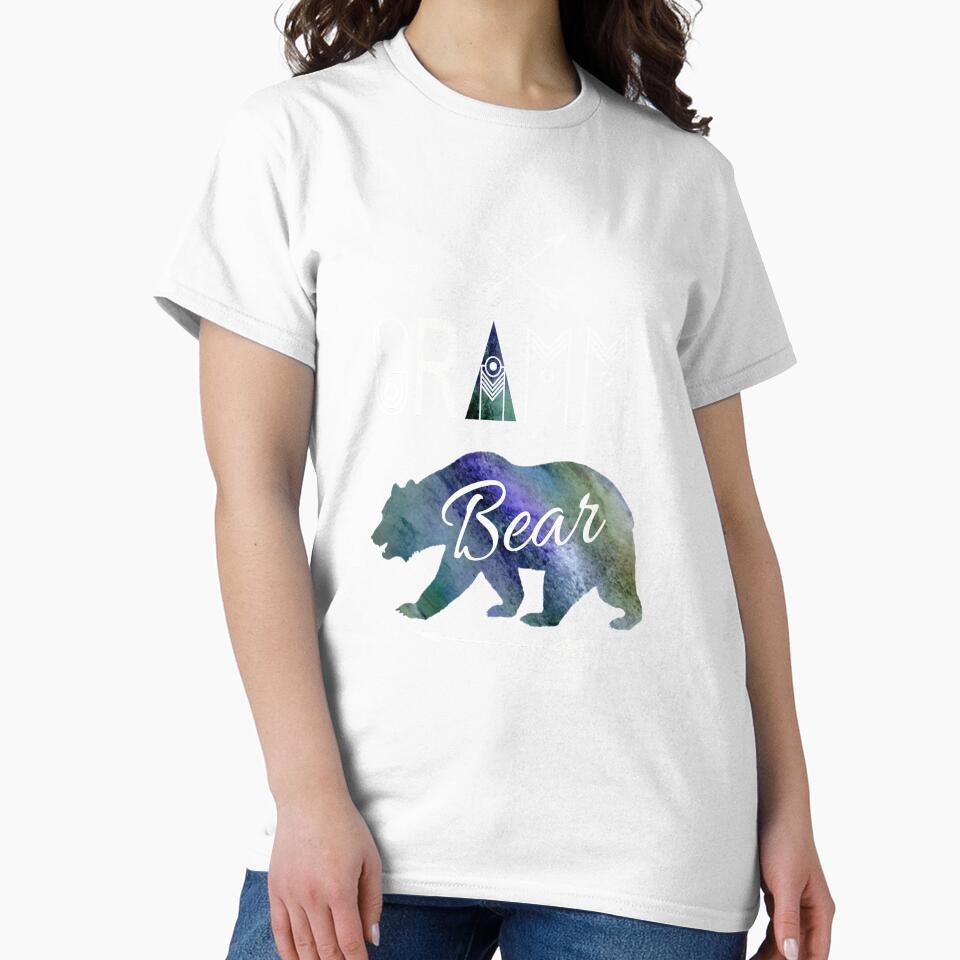 Grammy Bear Matching Family Rustic Tribal Blue Christmas Camping Gift by Sapphire Star