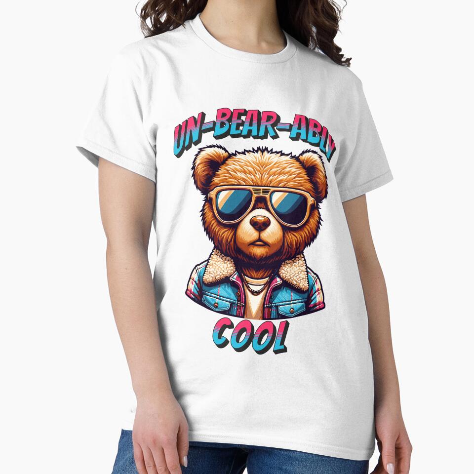 Cool Teddy Bear Sunglasses Top – Stay Chill in Style! by Yes-PLZ