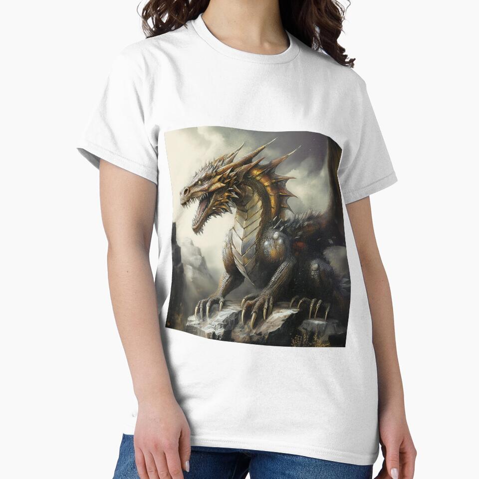 Dragon black and gold by BAR DEC