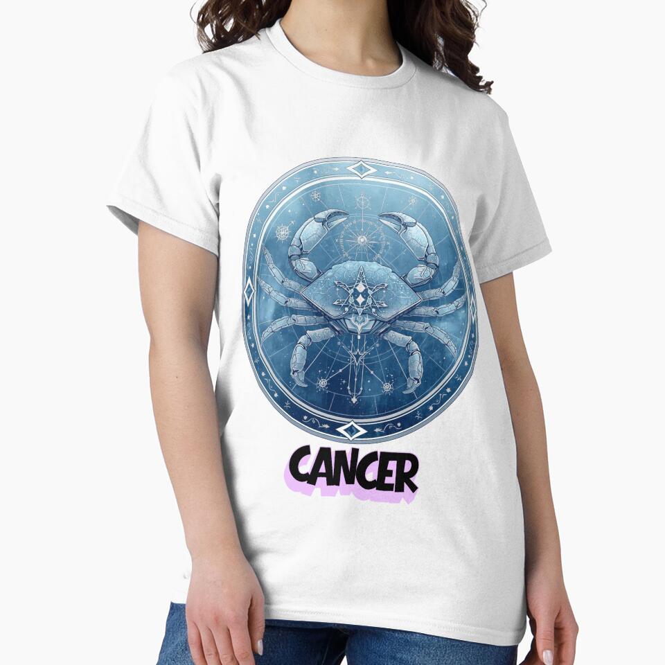 Cancer Zodiac Sign – Astrology Water Sign Design | Cancer Birthday Gift for Astrology Lovers by Cosmic Zodiac Studio