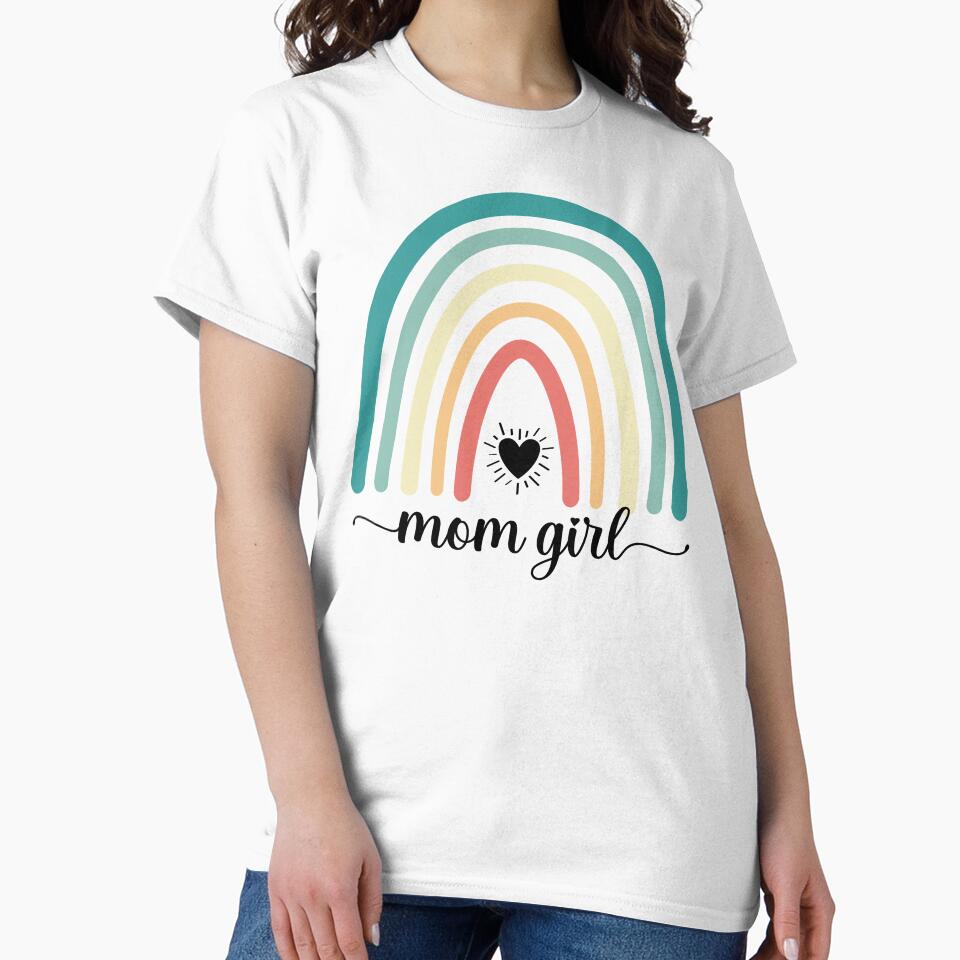 Mom girl gift, Rainbow Shirt for Mom, Mother’s Day & Birthday Gifts for Mama, Mama Gift for Birthday, Mothers day present, Gift for grandma, Cute mom gift by Noe Mill