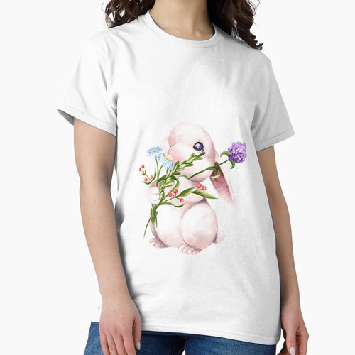"Happy Easter: Charming t-shirt with a cute bunny for unforgettable Easter celebrations" by T-ShirtGalerie