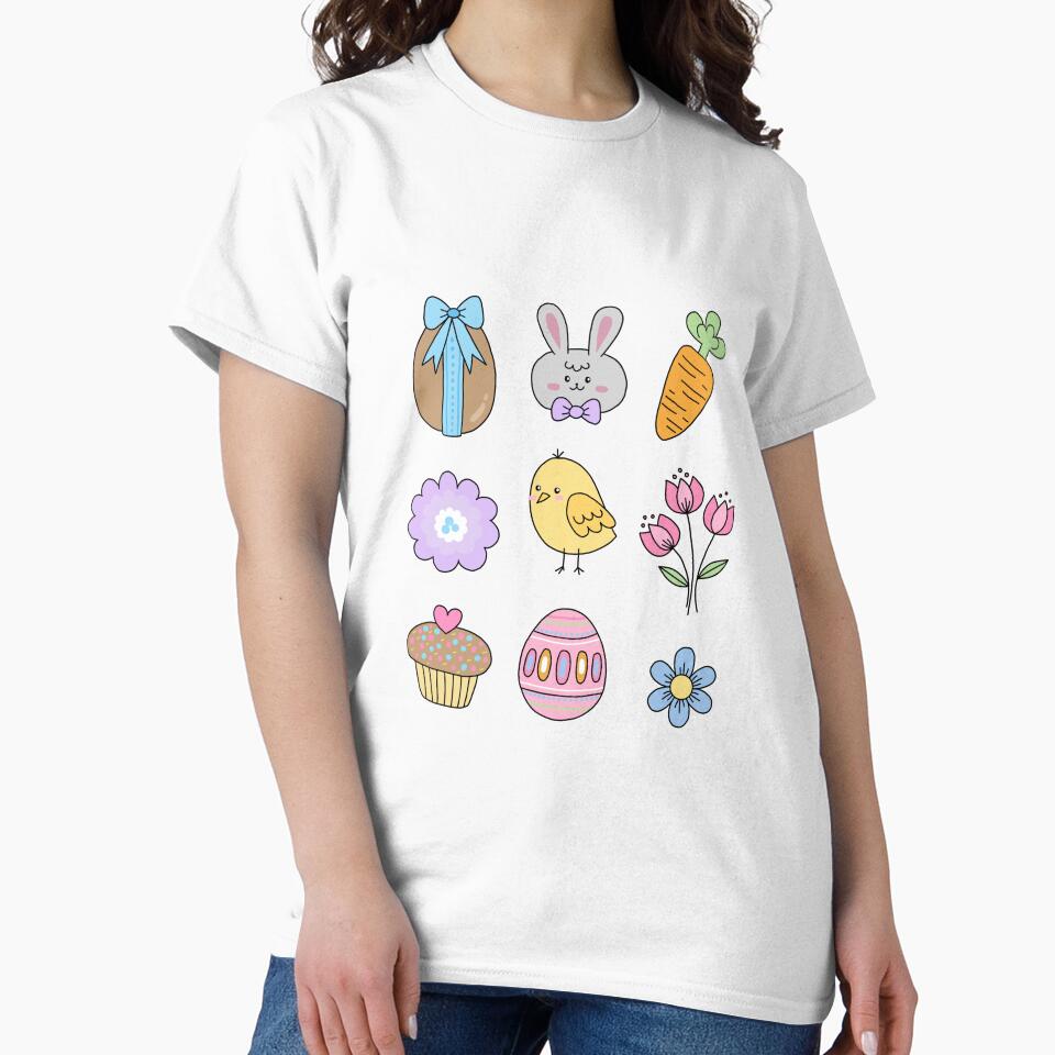 Easter Bunny, Chicken, Flower, Egg by ricricswert