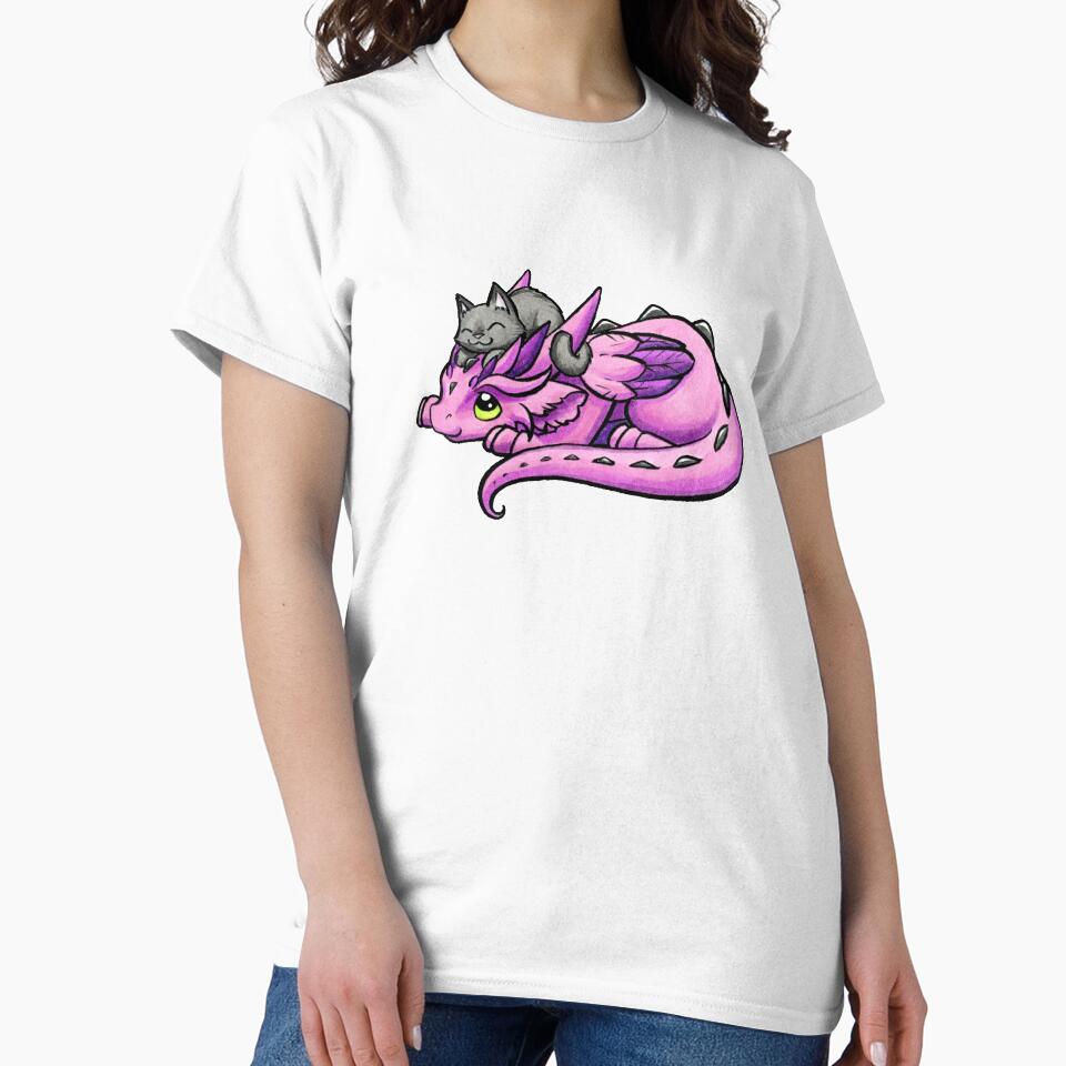 Dragon with Kitty Friend by Dragons and Beasties