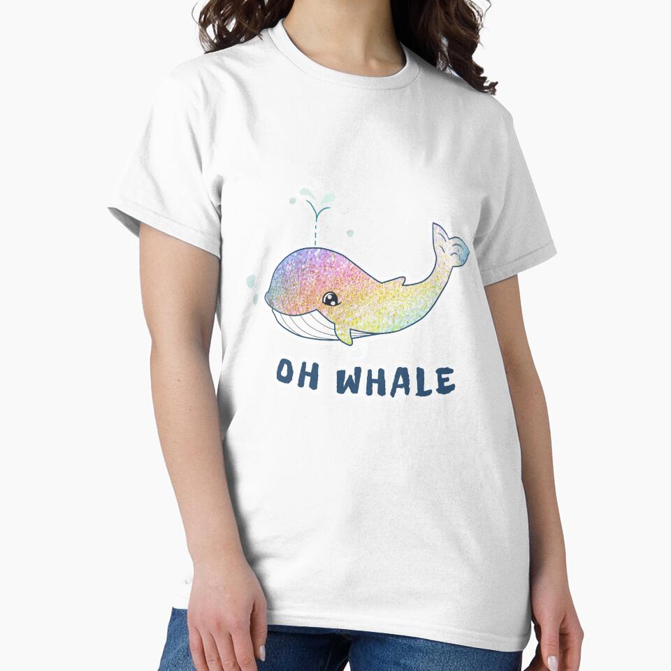 Oh Whale Rainbow Glitter by ViewerEqualsPhoton