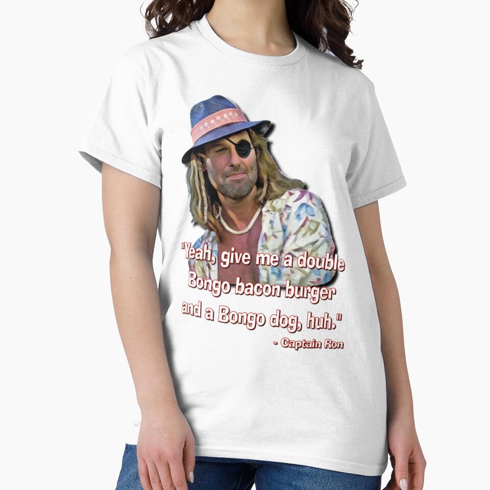 CAPTAIN RON - Give me a double Bongo bacon burger and a Bongo dog by Synth Overlord Designs