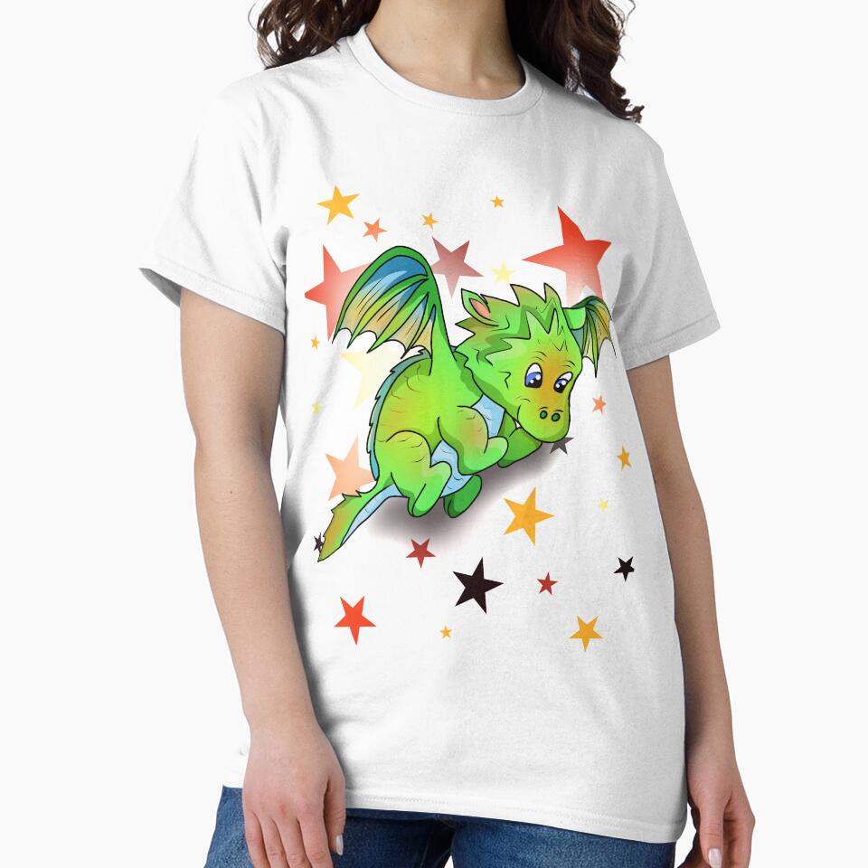 baby dragon star struck by CuisineCat