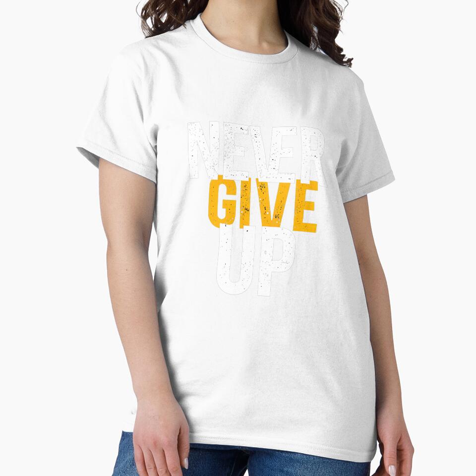 Never Give Up! by Anniko Art Studio