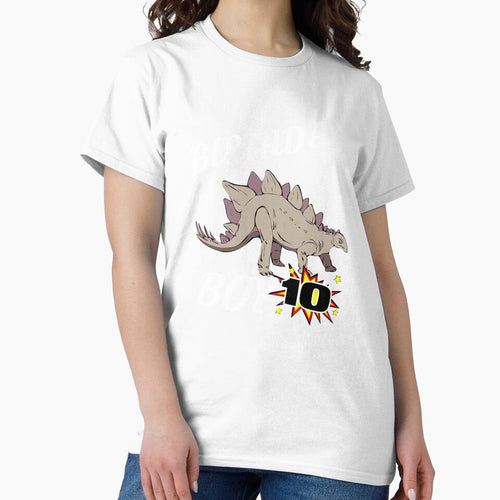 10 Years Old Birthday Design Dinosaur GifDesign by drwigglebutts